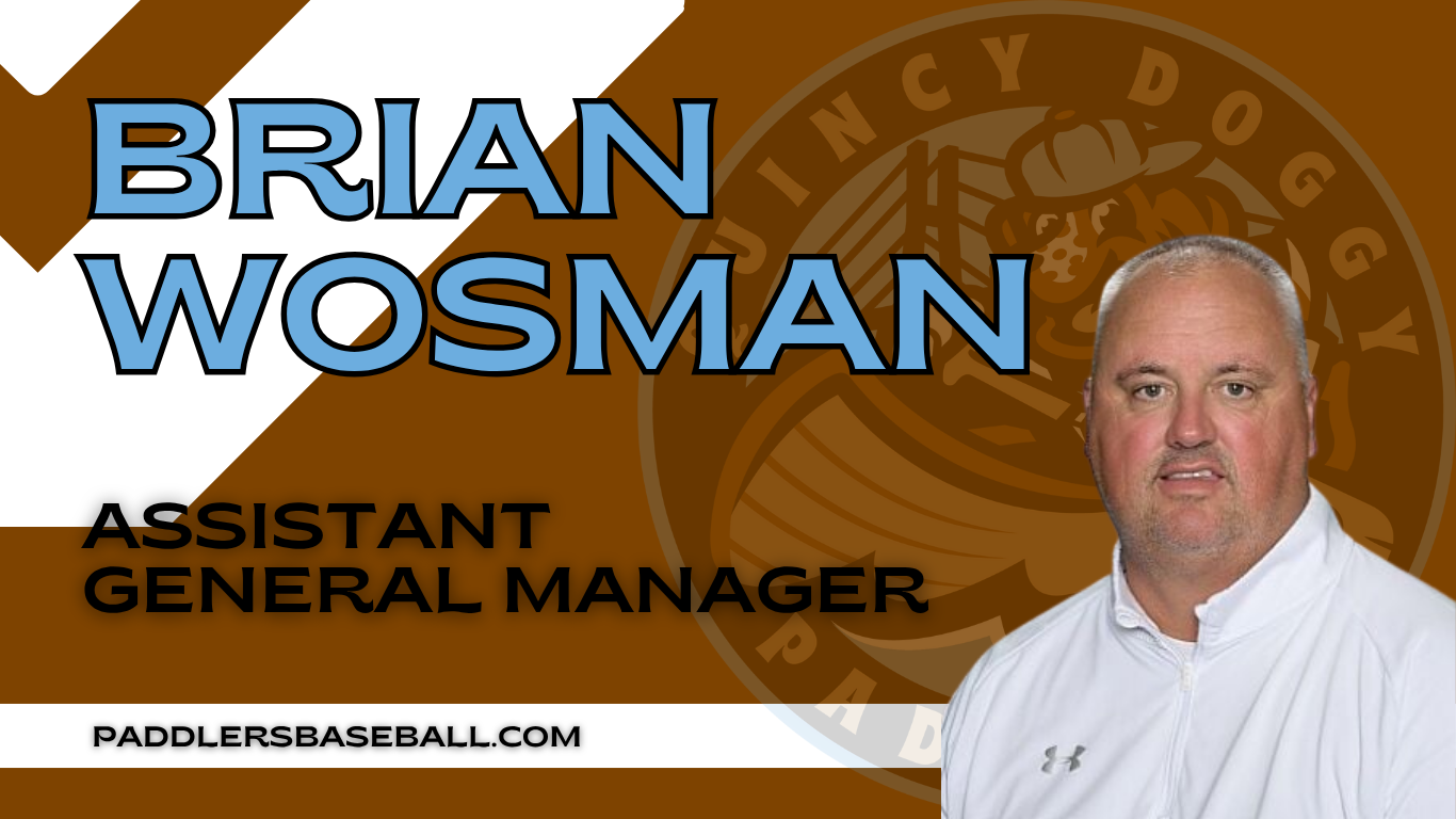 The Quincy Doggy Paddlers Complete the Front Office Staff with the Hiring of Brian Wosman